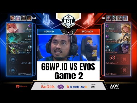 GGWP.ID VS EVOS Game 2 - Grand Final ASL Season 2 - Garena AOV (Arena of Valor)