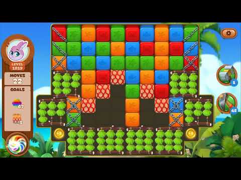 Lost Island Blast Adventure Level 1819 NO BOOSTERS - A S GAMING ✔️