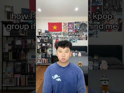 My honest reaction to each kpop group #straykids #kpop #shorts #vpp_johnny