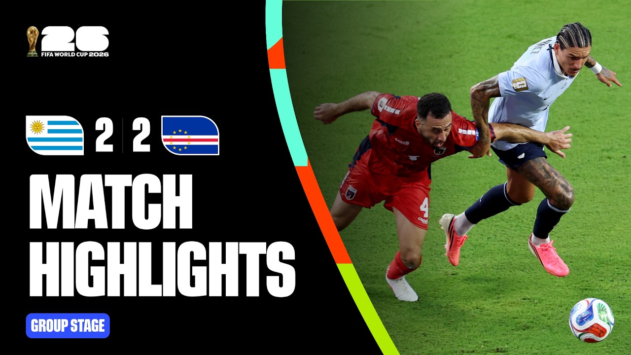 Highlights | Uruguay 2-2 Cabo Verde | FIFA World Cup 2026&trade; - YouTube