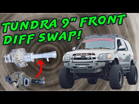 1st Gen Sequoia WEAKEST LINK FIXED // 2nd Gen Tundra 9 inch IFS Front Diff Swap