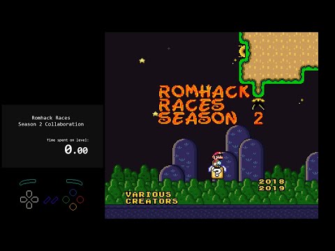 Romhack Races - Season 2 Collaboration // First Playthrough (No Commentary)
