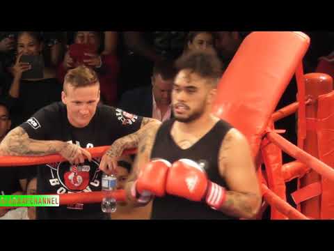 Fight 8: Joseph Luafalealo vs George 'The Wakanda Wonder' Iosefa-Ale - Trading Punches @ ABA