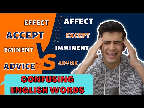 English Vocabulary (Confusing Words)!