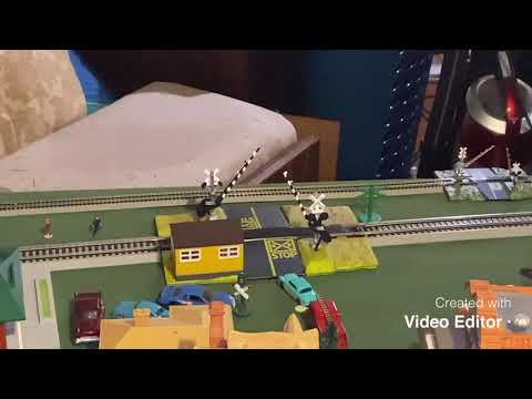 A runby of my bachmann Milwaukee road emd f7 with a ore train