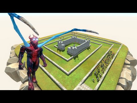 Escape From Alien Demon - Last Survivor Zig Zag Course | Animal Revolt Battle Simulator