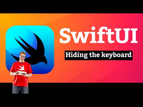 Hiding the keyboard – WeSplit SwiftUI Tutorial  11/11
