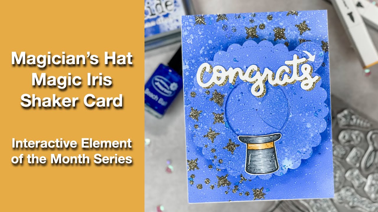 Magical Congrats Hidden Shaker Card