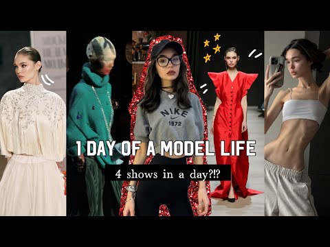 VLOG from a FASHION WEEK // 1 day of a model life // 4 shows in A DAY?!?!