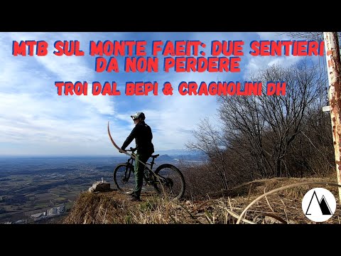 MTB SUL MONTE FAEIT: DUE SENTIERI DA NON PERDERE. TROI DAL BEPI & CRAGNOLINI DH #enduro #fvg #trail