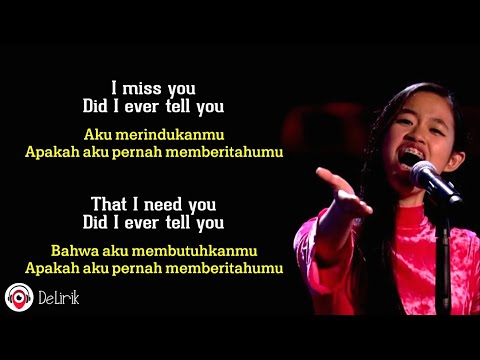 Goodbye - Claudia Emmanuela Santoso 🇮🇩🇮🇩 [The Voice of Germany Winner] (Lyrics video dan terjemahan)