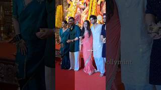 Ajay Devgn with Kajol, Nysa Devgn, Aaman Devgan At City