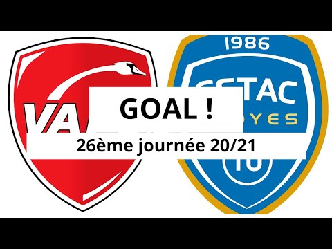 Valenciennes - Troyes [(1)-0] GOAL 13' (Baptiste Guillaume) 26ème journée 2020/21