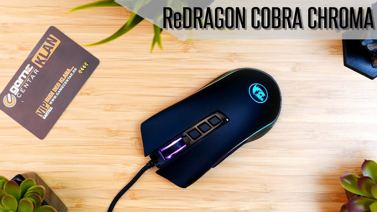 Проводная игровая мышь Redragon Cobra RGB,9 кнопок,10000 dpi