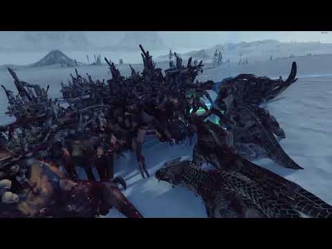 19 Arachnarok Spiders VS 19 Carnosaurs - Total War: Warhammer 2