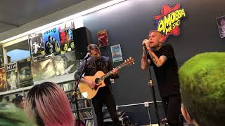 The Used - Over and Over Again (acoustic) - Amoeba Berkeley, CA 10/26/17