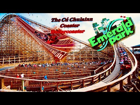 Emerald Park  The Cú Chulainn Coaster| Europe’s Largest Rollercoaster | Coaster Video  🇮🇪-