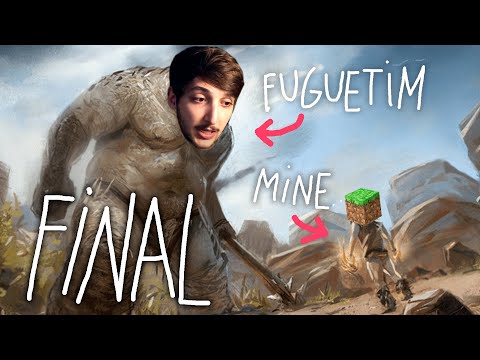 minecraft em um bloco com inimigos nascendo e raios | parte final