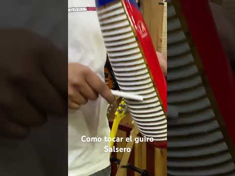 Como tocar el guiro salsero