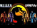 MUGEN Tag Team Arcade Gameplay Sub Zero Scorpion Ermac Rain From MK Series