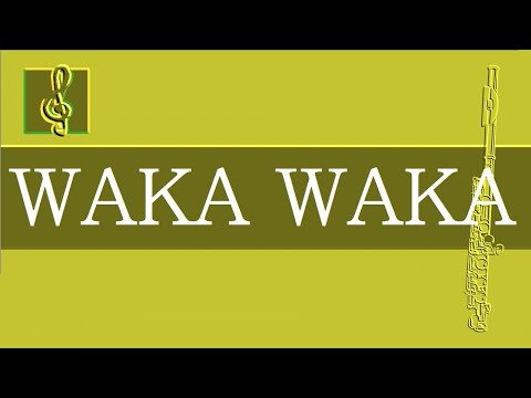 Flute & Guitar Duet - Shakira - Waka Waka (This Time For Africa) (Sheet music - Guitar chords)