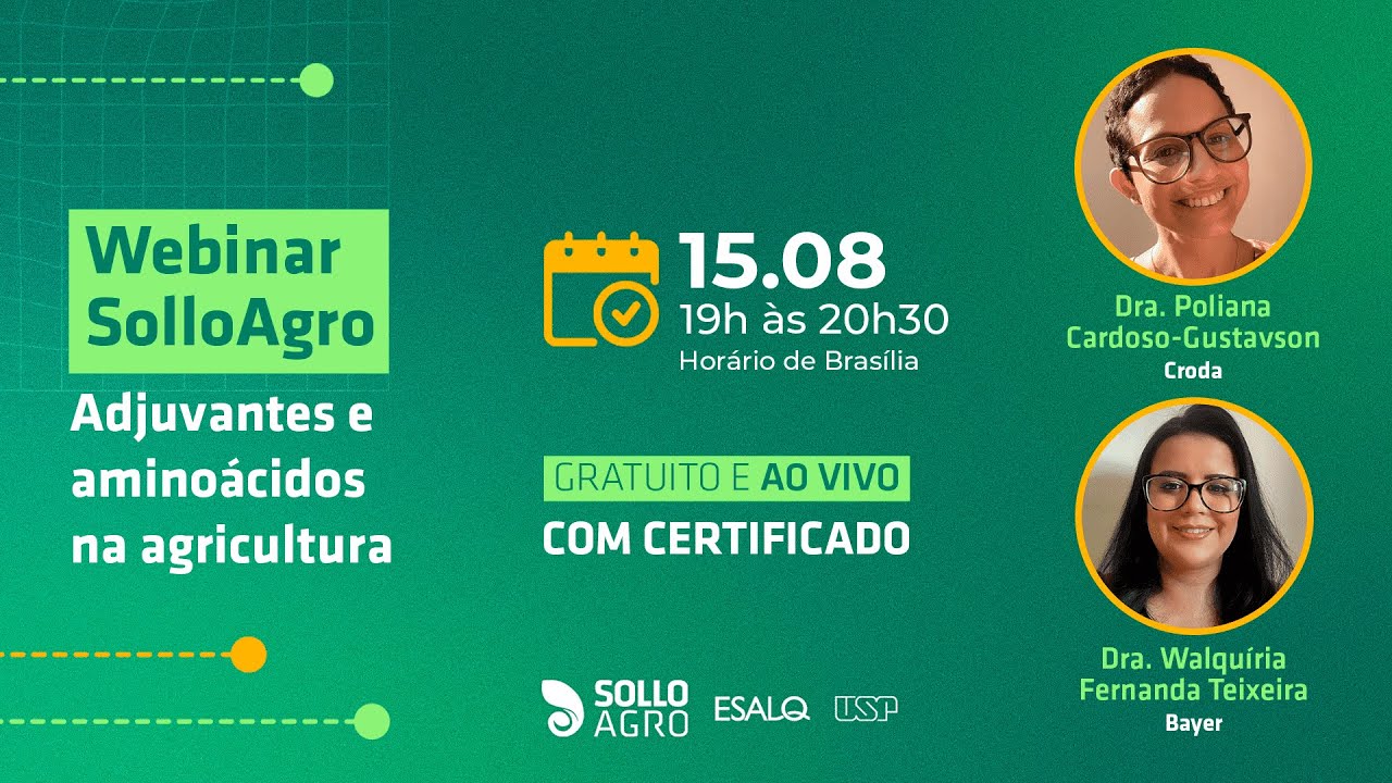 Adjuvantes e aminoácidos na agricultura | Webinar SolloAgro