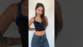SUPER EASY SHIBARI CHEST HARNESS TUTORIAL 😘 #bamboorope #shibaritutorial #easyshibaritutorial