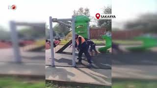 Yoğun Çalışma Temposuna Salıncak Molası Verdiler