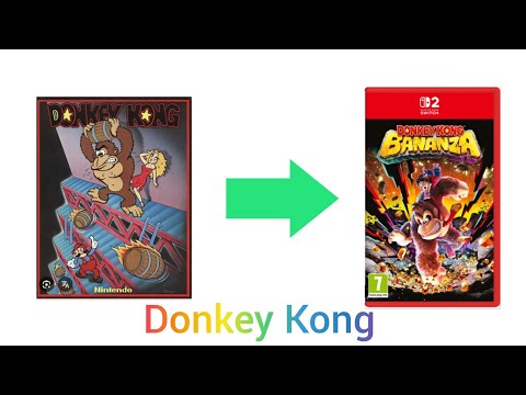Todos los juegos de donkey Kong.