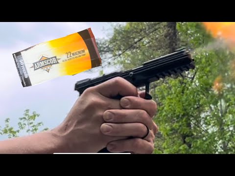 KELTEC PMR30 vs ARMSCOR .22 WMR 40 grain hollow points!
