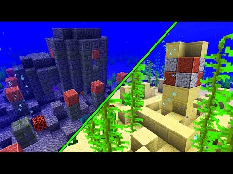 Unterwasser RUINEN! SCHÄTZE! MEGA UPDATE! - Minecraft Update 1.13 - 18w09a