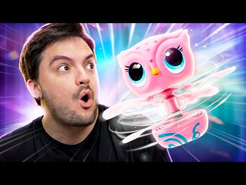 ABRINDO UMA CORUJA QUE VOA DE VERDADE