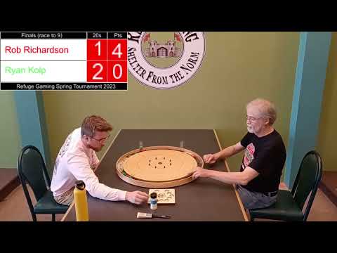 Refuge Gaming Spring 2023 Crokinole tournament final match