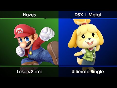 Dreamland Weekly #17 - Hazes (Mario) Vs. Metal (Isabelle,Incineroar) SSBU Ultimate Tournament