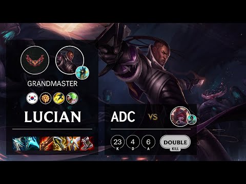 Lucian ADC vs Xayah - KR Grandmaster Patch 12.5