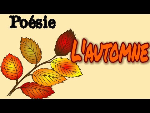 Poésie 🍂 L'automne de Maurice Carême 🍂