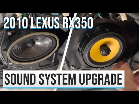 2010 Lexus RX 350 Sound System Upgrade
