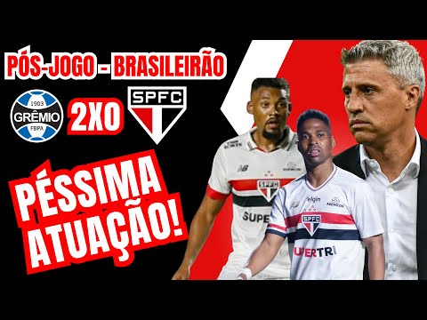 VEXAME!  SÃO PAULO FAZ PÉSSIMA PARTIDA E É DERROTADO FORA DE CASA PELO GRÊMIO | FORA CASARES!