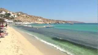 preview picture of video 'Kalafati beach, Mykonos, Greece, 2012'