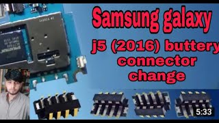 Samsung galaxy J5 (2016) battery connector change.