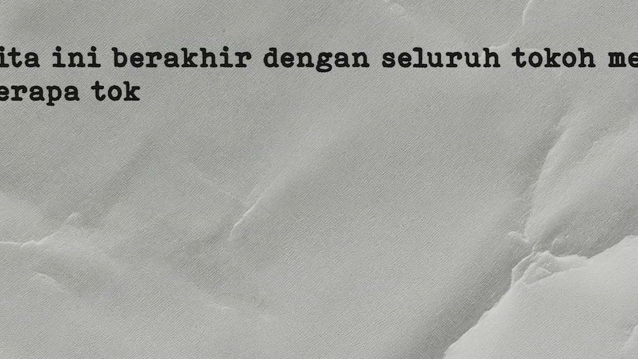 Visual : Ceritanya Berakhir