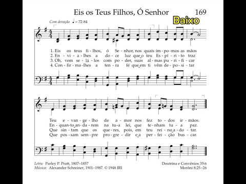 Eis os Teus Filhos, Ó Senhor | Baixo 🎹