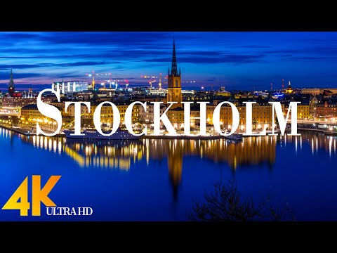 Stockholm 4K drone view • Fascinating aerial views of Stockholm | Relaxation film with calming music