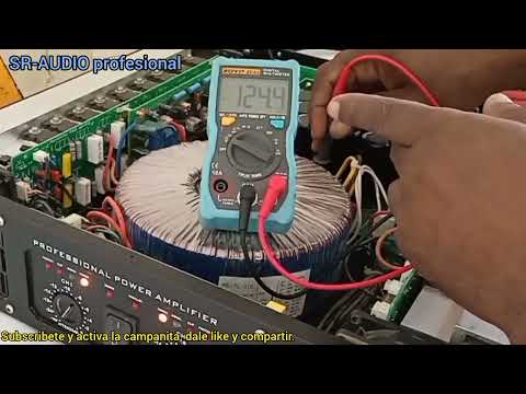 Professional audio amplifier, goes into protection when turning up the volume, faults resolved.