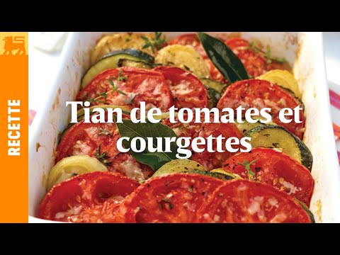 Tian de tomates et courgettes