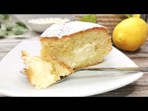 Torta con crema al limone