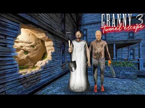 Granny 3 Remake Tunnel Escape | grandpa granny game definition hindi granny wala cartoon ki video
