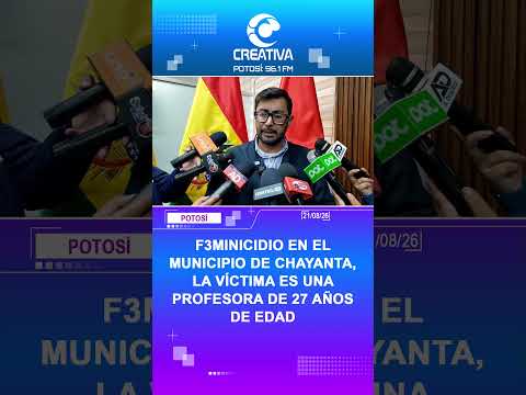FEMINICIDIO EN EL MUNICIPIO DE CHAYANTA, LA VÍCTIMA ES UNA PROFESORA DE 27 AÑOS DE EDAD.