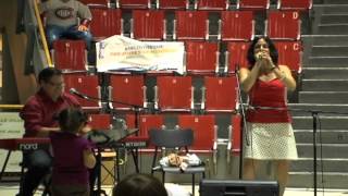 Jennifer Gasoi - "Monsieur Glouton" at the Pepsi Forum in Montreal