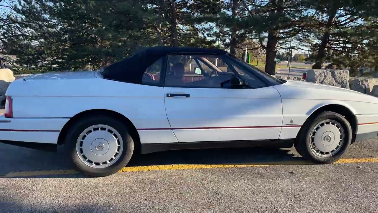 **SOLD by Auction** No Reserve 1991 Cadillac Allanté Convertible – Ontario Safetied